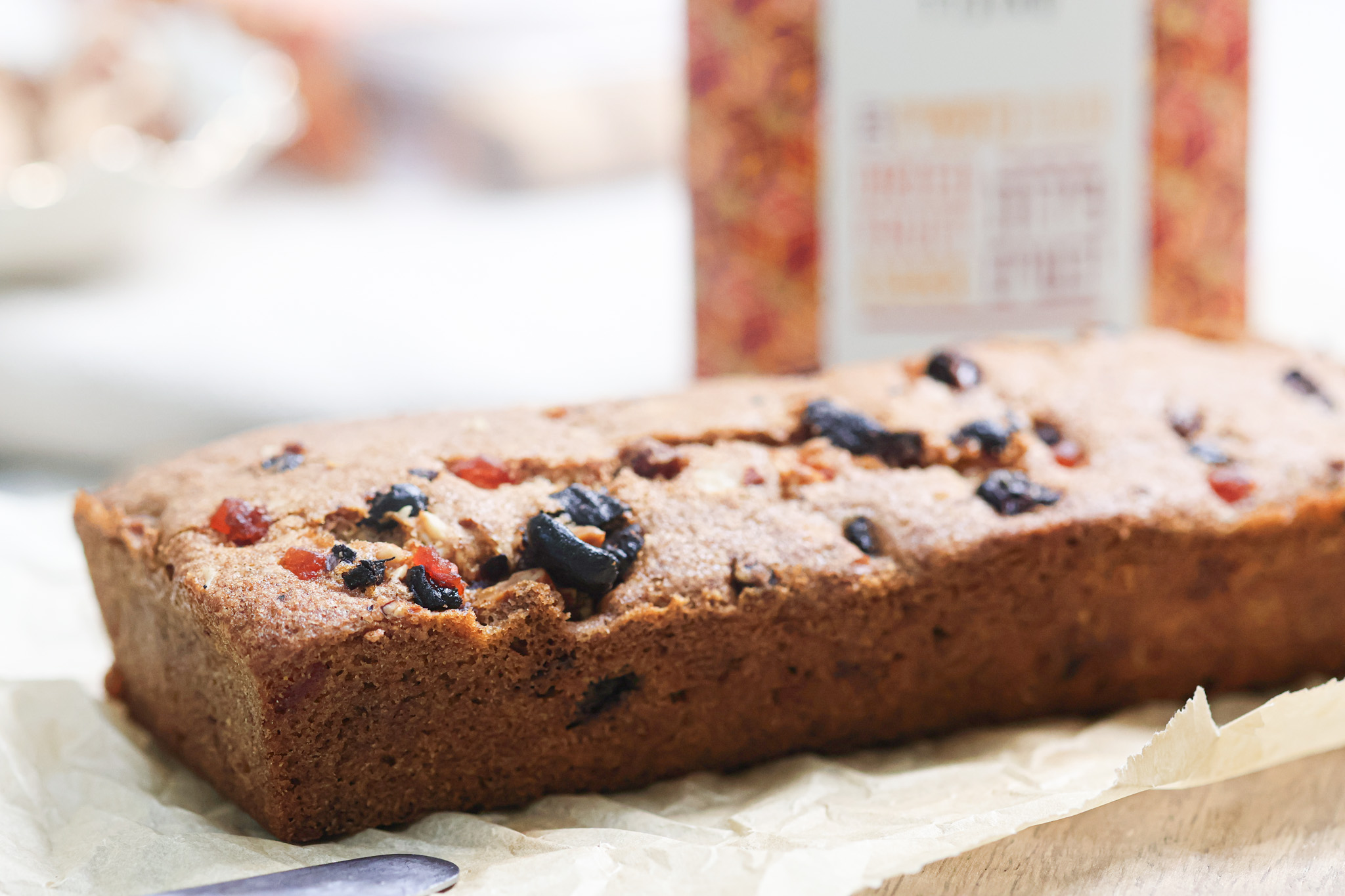 עוגת כוסמין עם פירות יבשים – תמונה 3