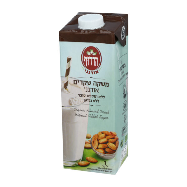 משקה שקדים ללא סוכר אורגני-1 ליטר