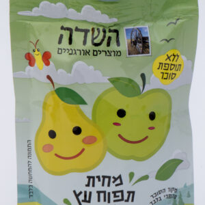 סקוויז מחית אגס ותפוח עץ אורגני 100 גרם