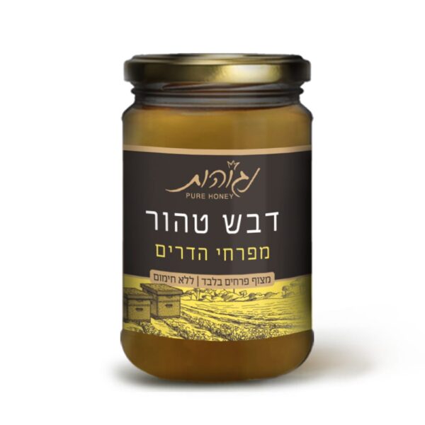 דבש טהור מפרחי הדרים- 350 גרם