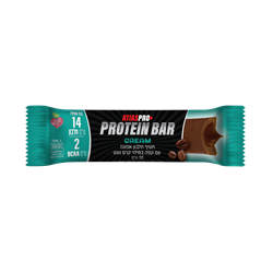 חטיף חלבון אפונה עם קפה במילוי קרם נוגט 55 גרם - אטיאס פרו